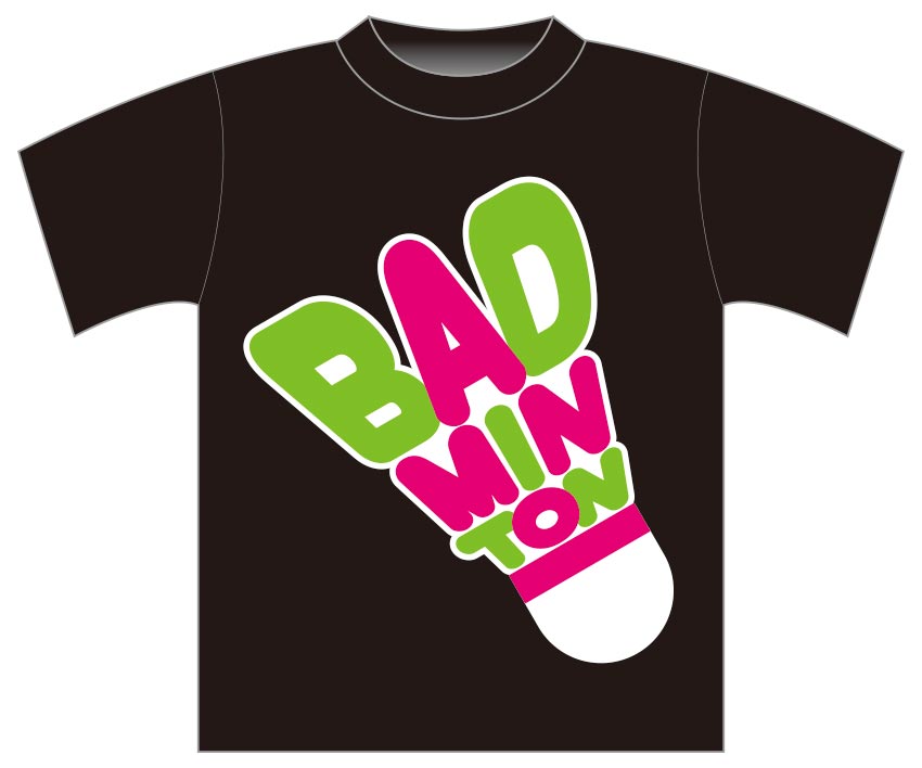 学生様（バドミントン部） 部活Tシャツ（前）