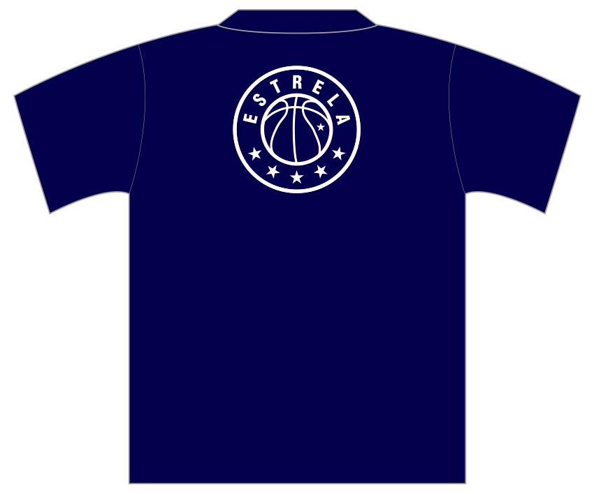 学生（バスケットボール部） 部活Tシャツ（後）