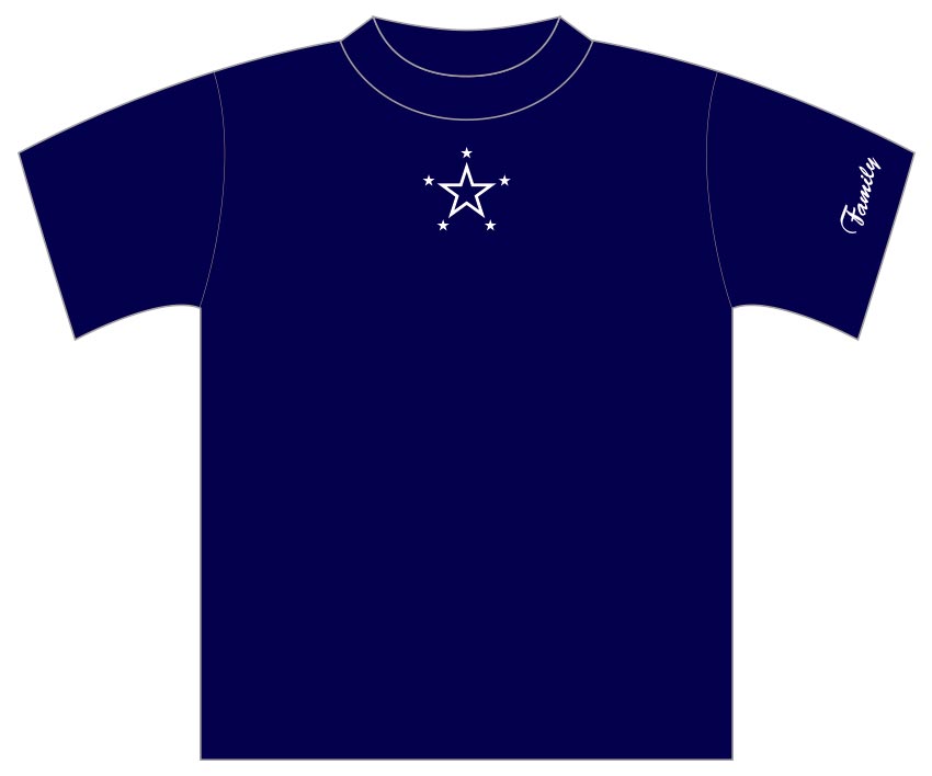 学生様（バスケットボール部） 部活Tシャツ（前）