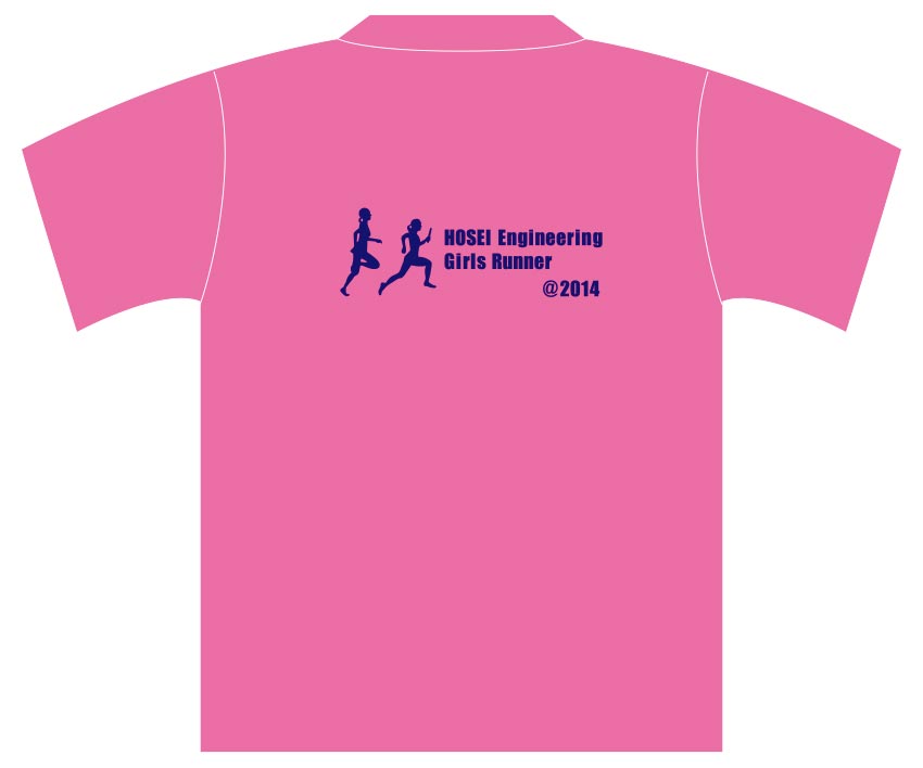 学生様（陸上部） 部活Tシャツ（Back）