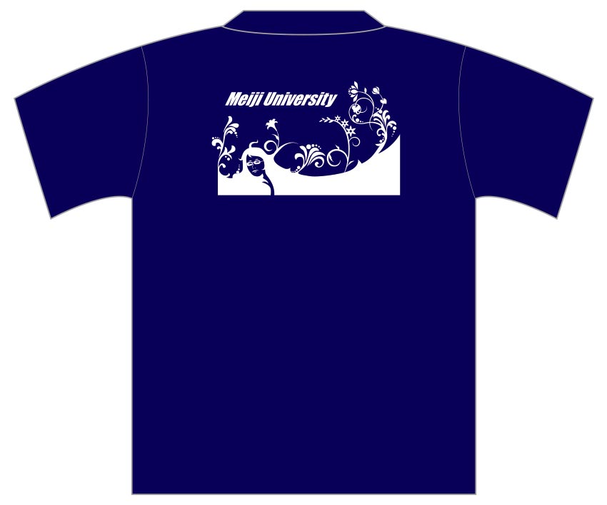 学生（部活）様 バレーボールTシャツ（Back）