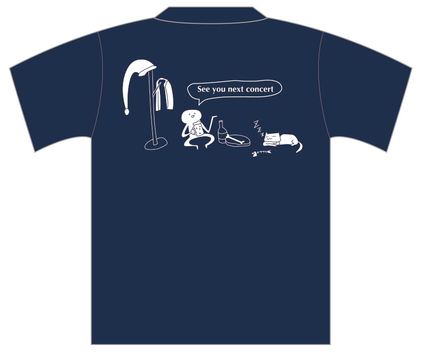 学生様 楽団Tシャツ（Back）