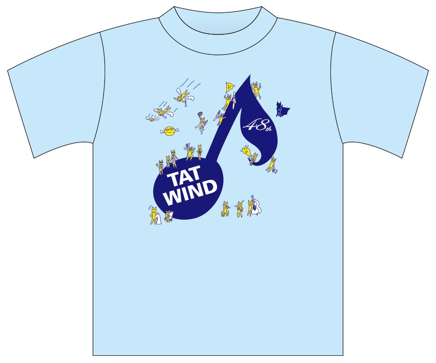 学生様 楽団Tシャツ（Front）