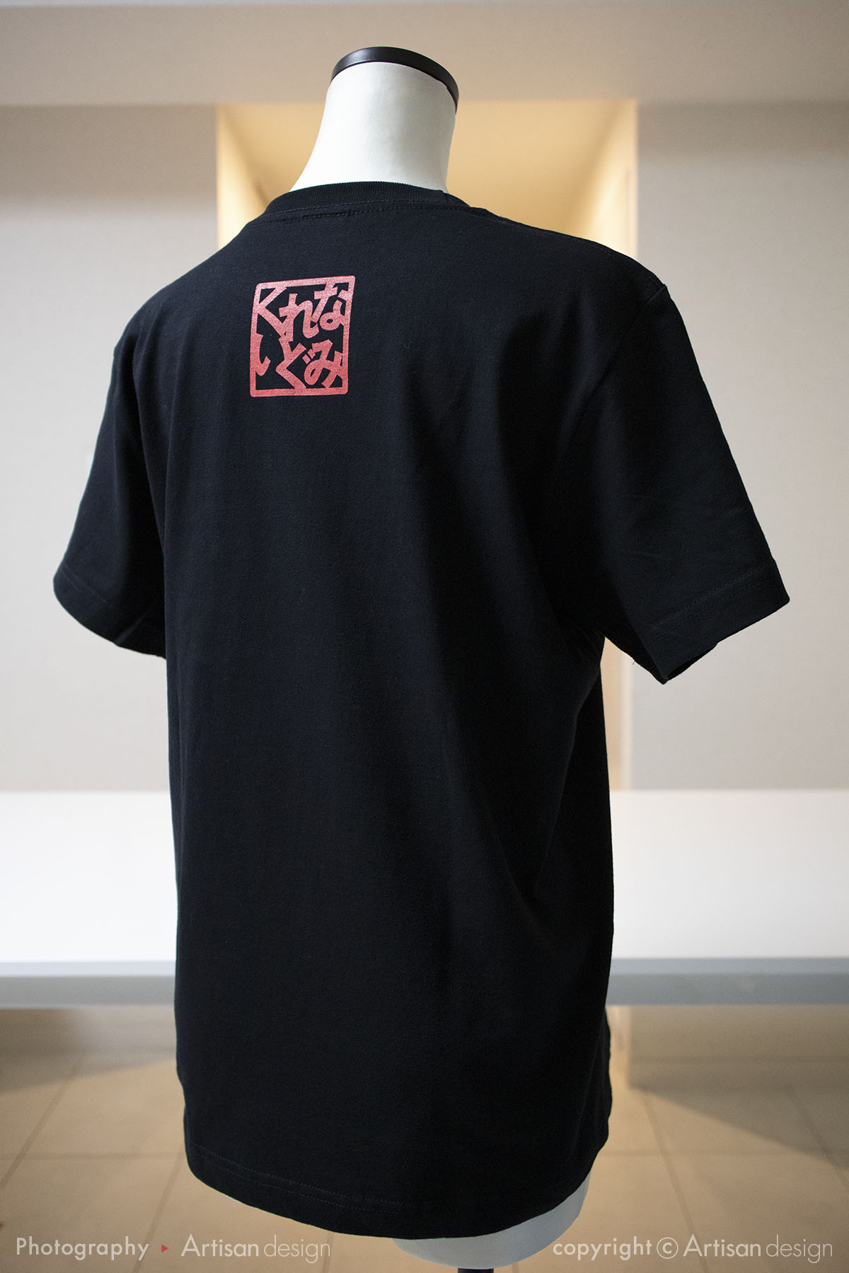 KURENAI-GUMI 様｜Tシャツ（グループ）デザイントレース+プリント：背面