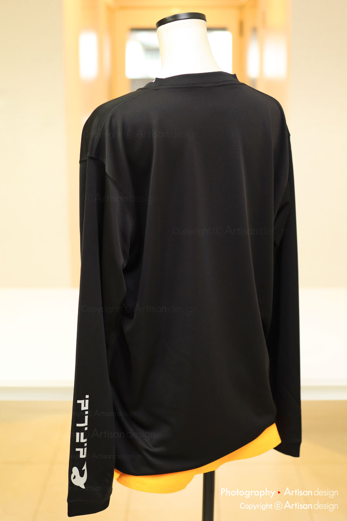 個人様｜ドライロングTシャツ デザイントレース+プリント：背面