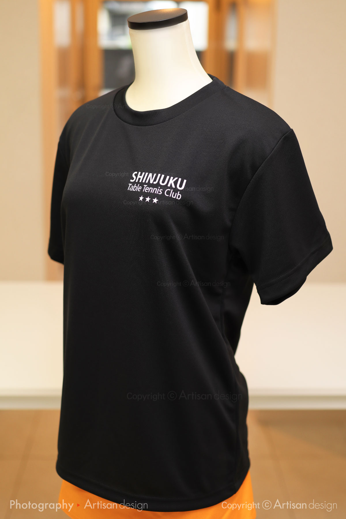 高校生 様｜Tシャツ（卓球部）デザイントレース+プリント：前面