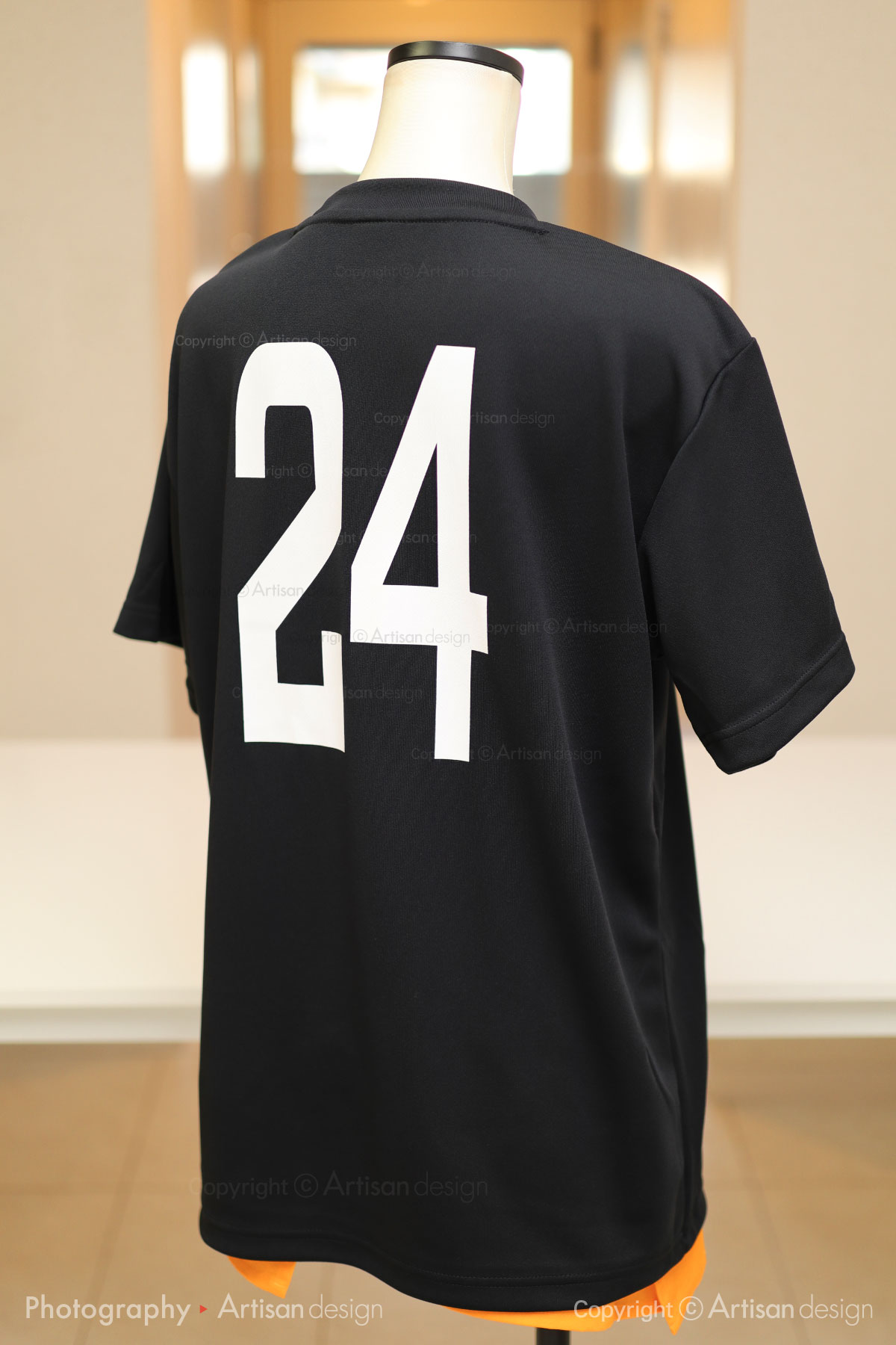 会社様｜Tシャツ（会社様）デザイントレース+プリント：背面