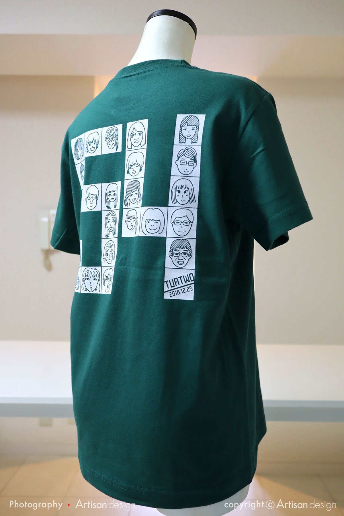 東京農工大学 様｜Tシャツ（吹奏楽団）デザイントレース+プリント：背面