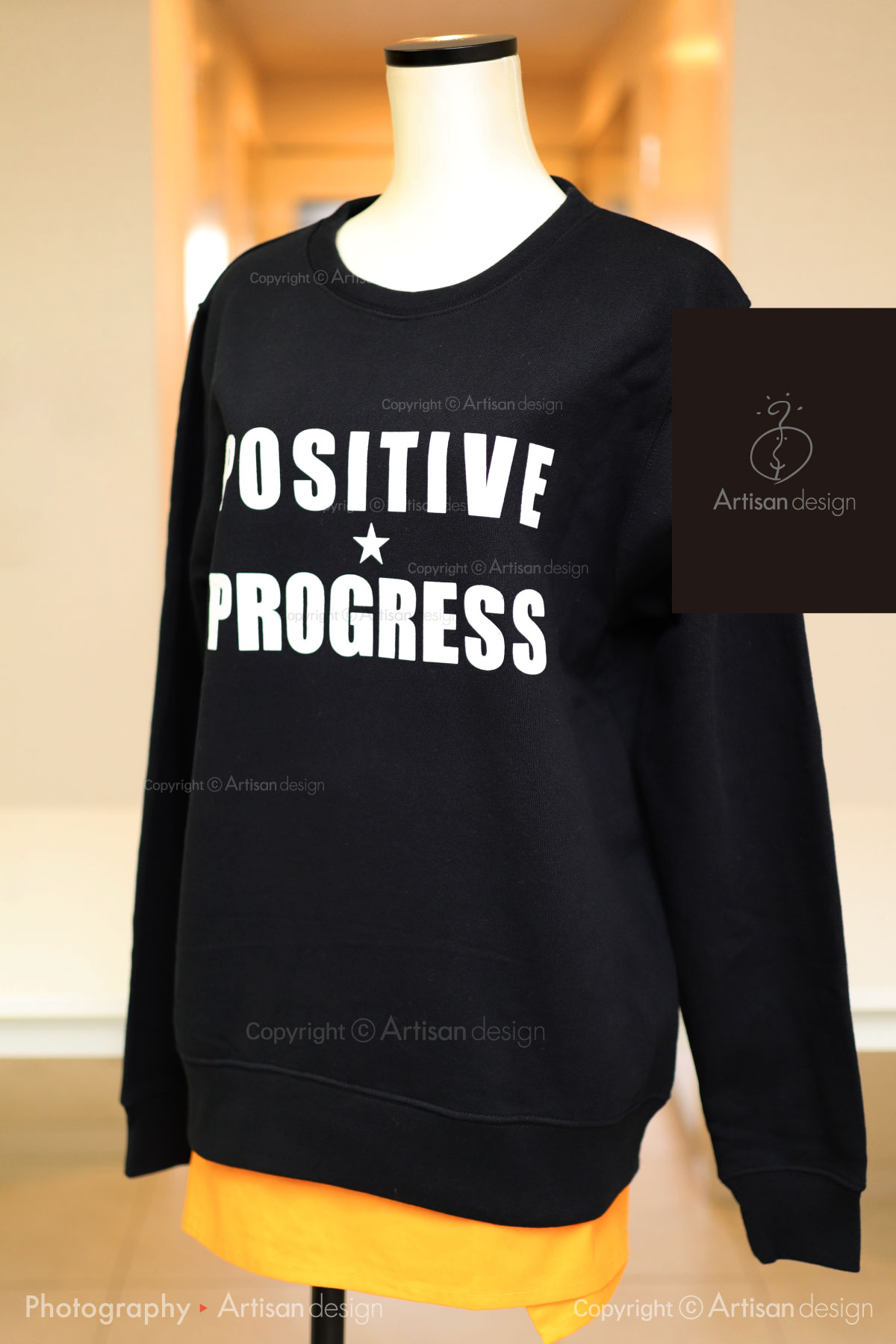 高校（中学校）PTA 様｜トレーナー（高校【中学校】PTA）デザイントレース+プリント：黒色