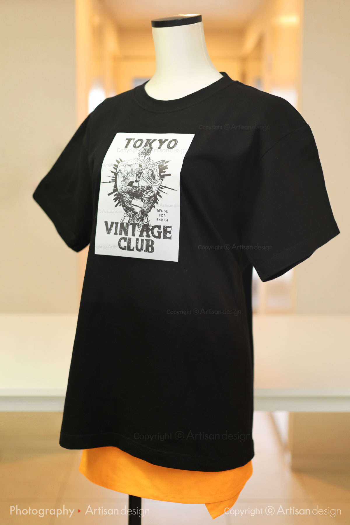 個人 様｜Tシャツ（個人）デザイントレース+プリント：黒色