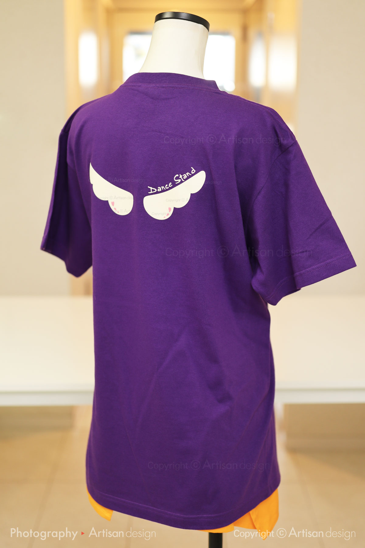 ダンス スタンド 様｜Tシャツ（ダンス教室）デザイントレース+プリント：背面