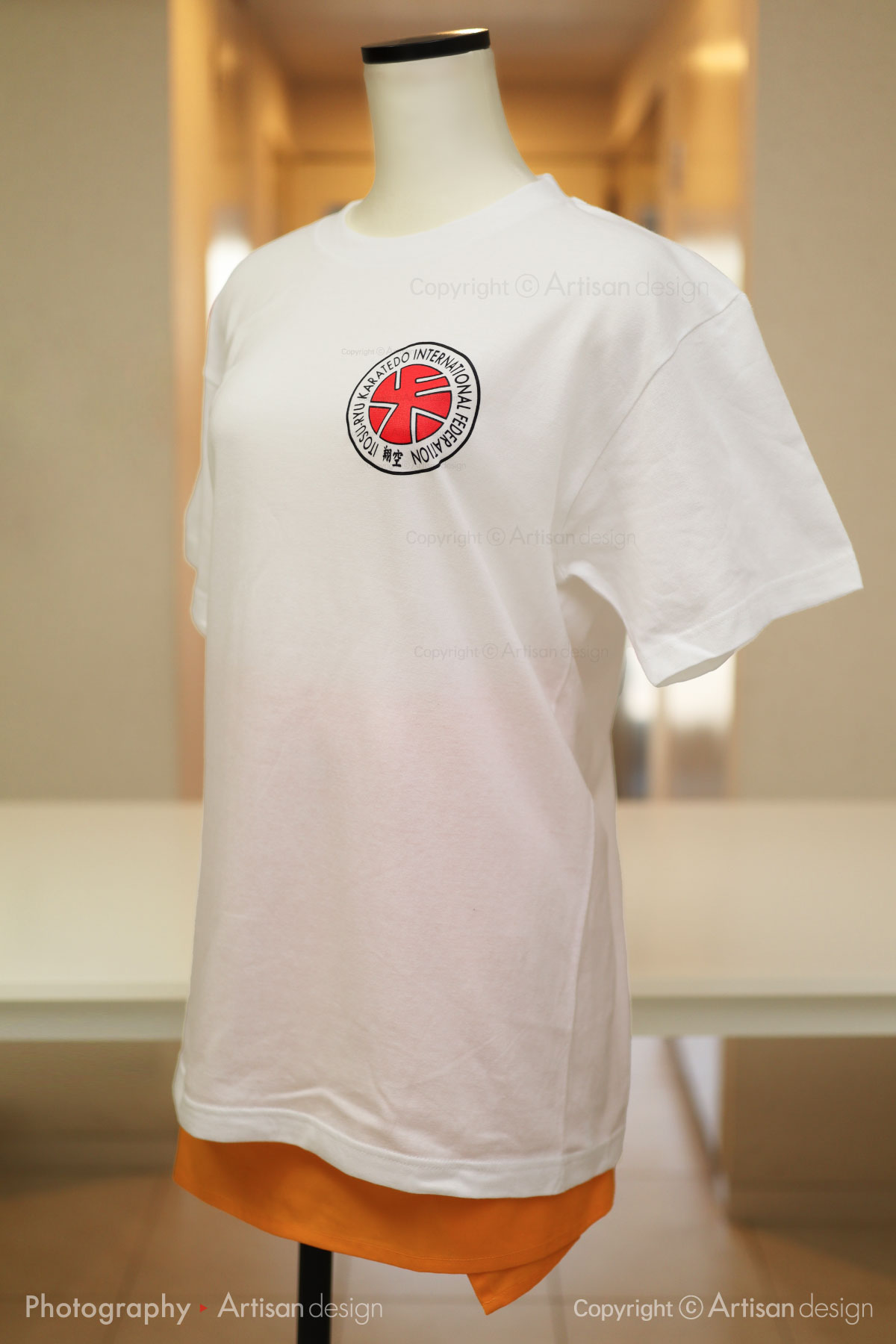 翔空手道クラブ 様｜Tシャツ（空手道クラブ・空手教室）デザイントレース+プリント：白色