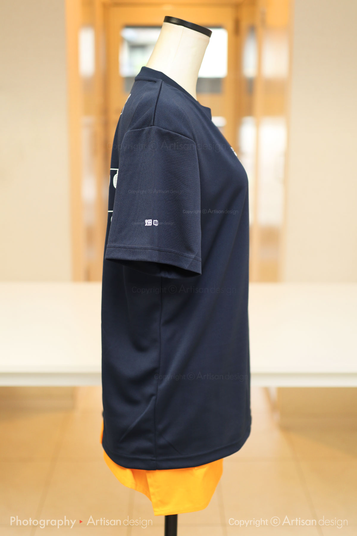 官公庁の職員 様｜Tシャツ（官公庁・個人）デザイントレース+プリント：右袖