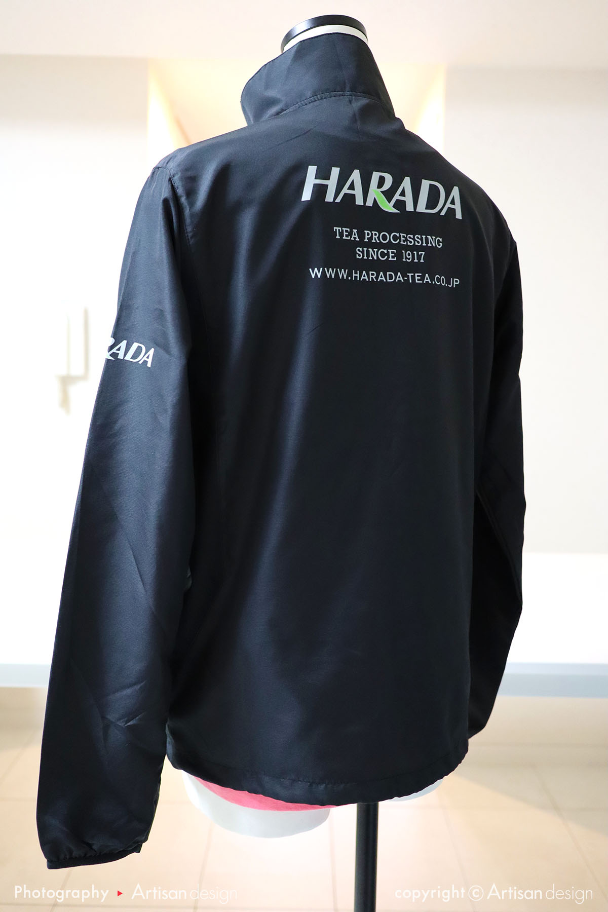 HARADA 様｜ジャンパー（会社様・企業様）デザイントレース+プリント：背面